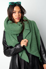 Soft winter scarf coral