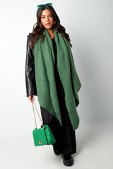 Soft winter scarf coral