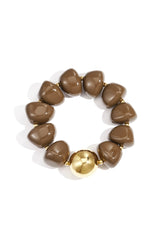 Acrylic Beaded Bracelets Beads Retro Daily Classic Series Women's jewelry dark brown