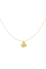 lucky charm necklace Gold color