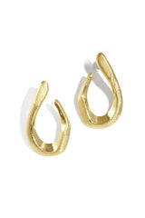 Stud Earrings irregular shape Casual Daily Simple Series Women's jewelry Gold color