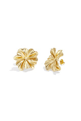 Stud Earrings Flower Casual Daily Simple Series Women's jewelry Gold color