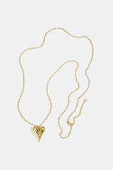 Long Necklaces Heart Gold color