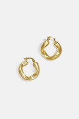Hoop Earrings Gold color