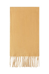 Plain scarf Camel