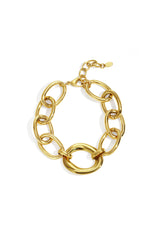 Stainless Steel Chain Bracelets Gold color