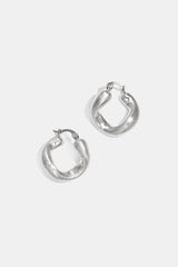 Hoop Earrings silver color