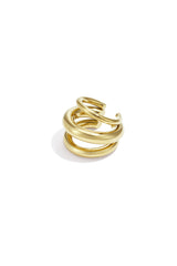 Stainless Steel Ear Cuffs Gold color