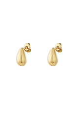 Tear drop Earrings Gold color
