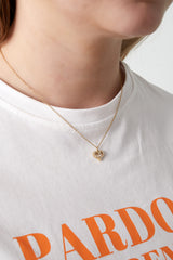 Rhinestone heart necklace