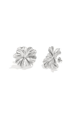 Stud Earrings Flower Casual Daily Simple Series Women's jewelry silver color