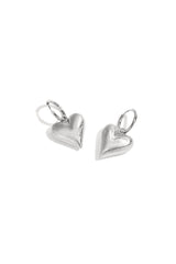 Drop Earrings Heart Casual Daily Simple Series Women's jewelry silver color