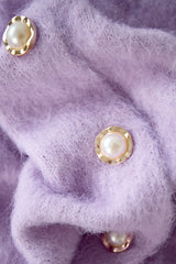 Knitted Women's Knit Cardigan Casual Solid Color