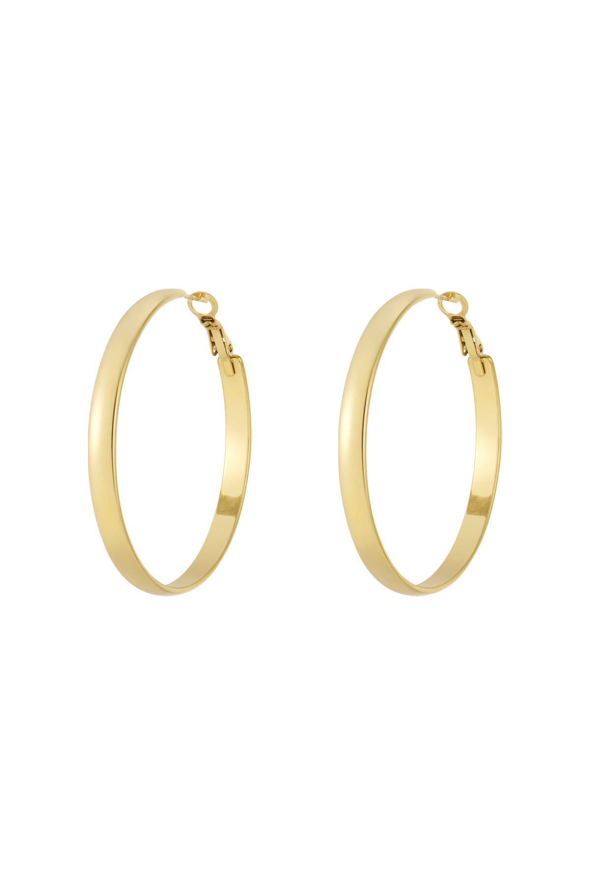 Hoop earrings Gold color