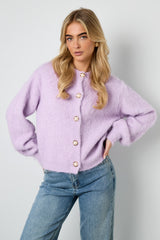 Knitted Women's Knit Cardigan Casual Solid Color