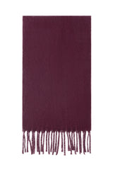 Plain scarf Crimson
