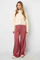 Knitted Women's Knit Cardigan Casual Solid Color