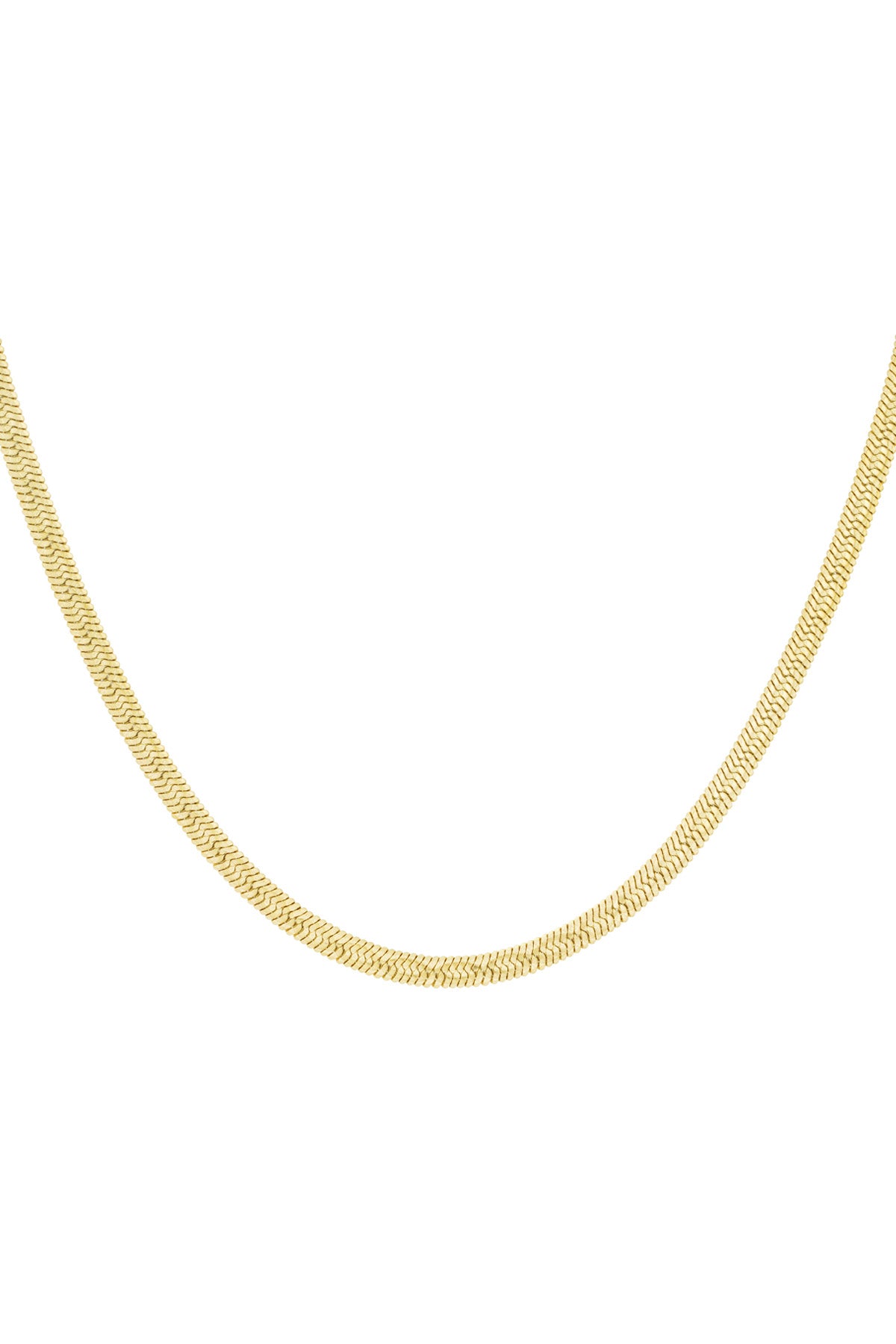 pure line necklace Gold color
