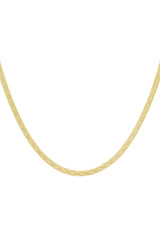 pure line necklace Gold color