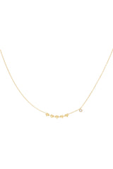 shining stars necklace Gold color