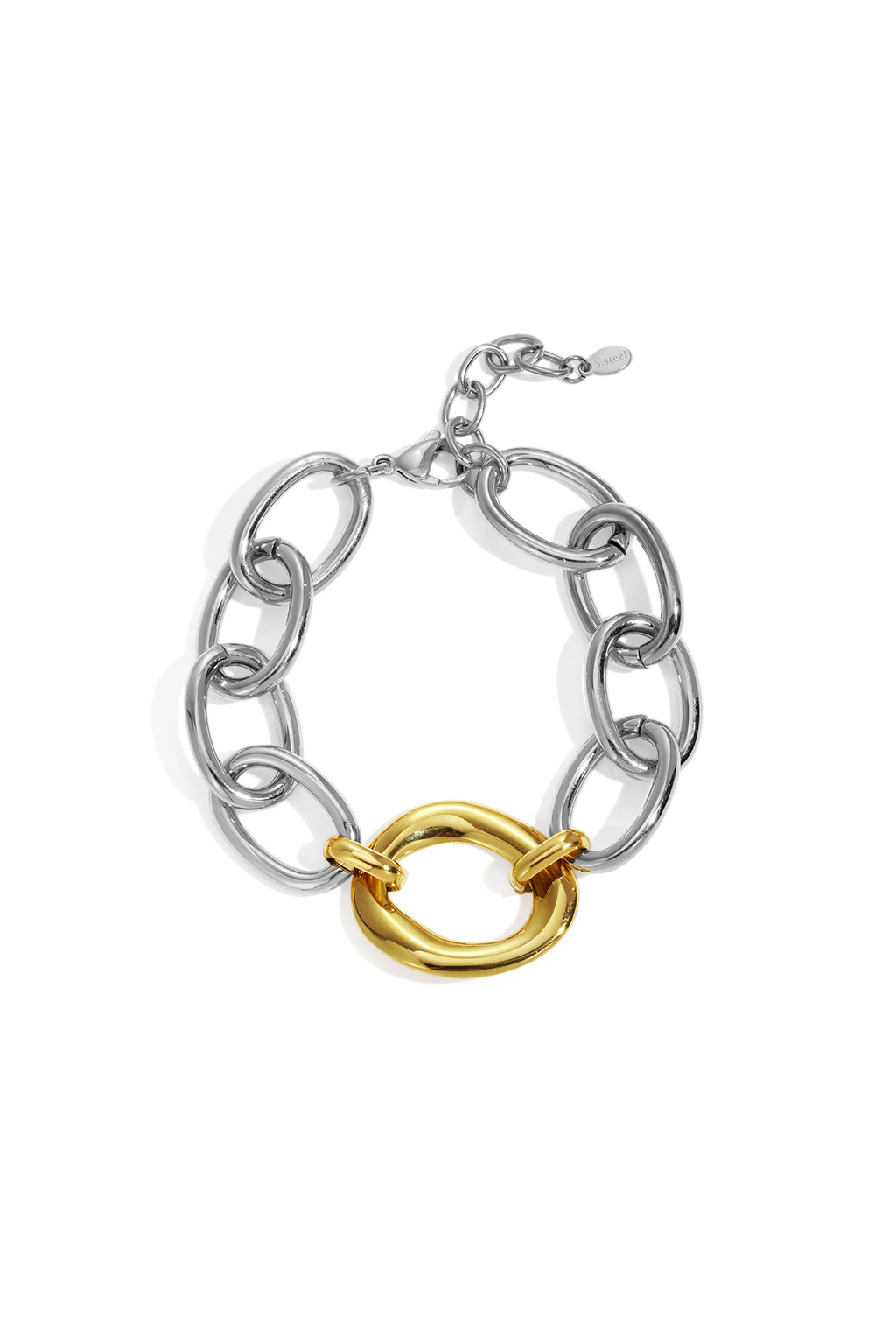 Stainless Steel Chain Bracelets Gold and silver color