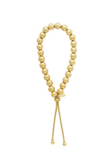 Hollow bead bracelet-8mm Gold color