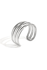 Stainless Steel Bangles silver color One Size
