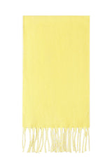 Plain scarf Yellow