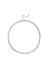 Stainless Steel Chain Necklaces Heart Casual Daily Simple Series Women's jewelry silver color