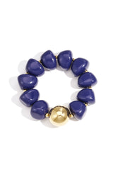 Acrylic Beaded Bracelets Beads Retro Daily Classic Series Women's jewelry Dark blue