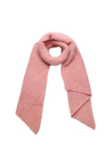 Soft winter scarf coral coral