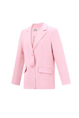 Polyester Women's Suit Set Tailored Bow Detail