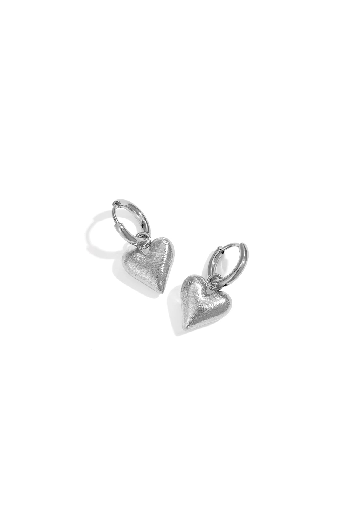Drop Earrings Heart Casual Daily Simple Series Women's jewelry silver color