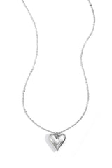 Pendant necklaces Heart Casual Daily Simple Series Women's jewelry silver color