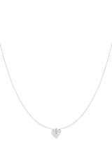 Lucky to Have You necklace silver color