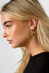 Stainless Steel Hoop Earrings Heart Casual Daily Simple Series Women's jewelry