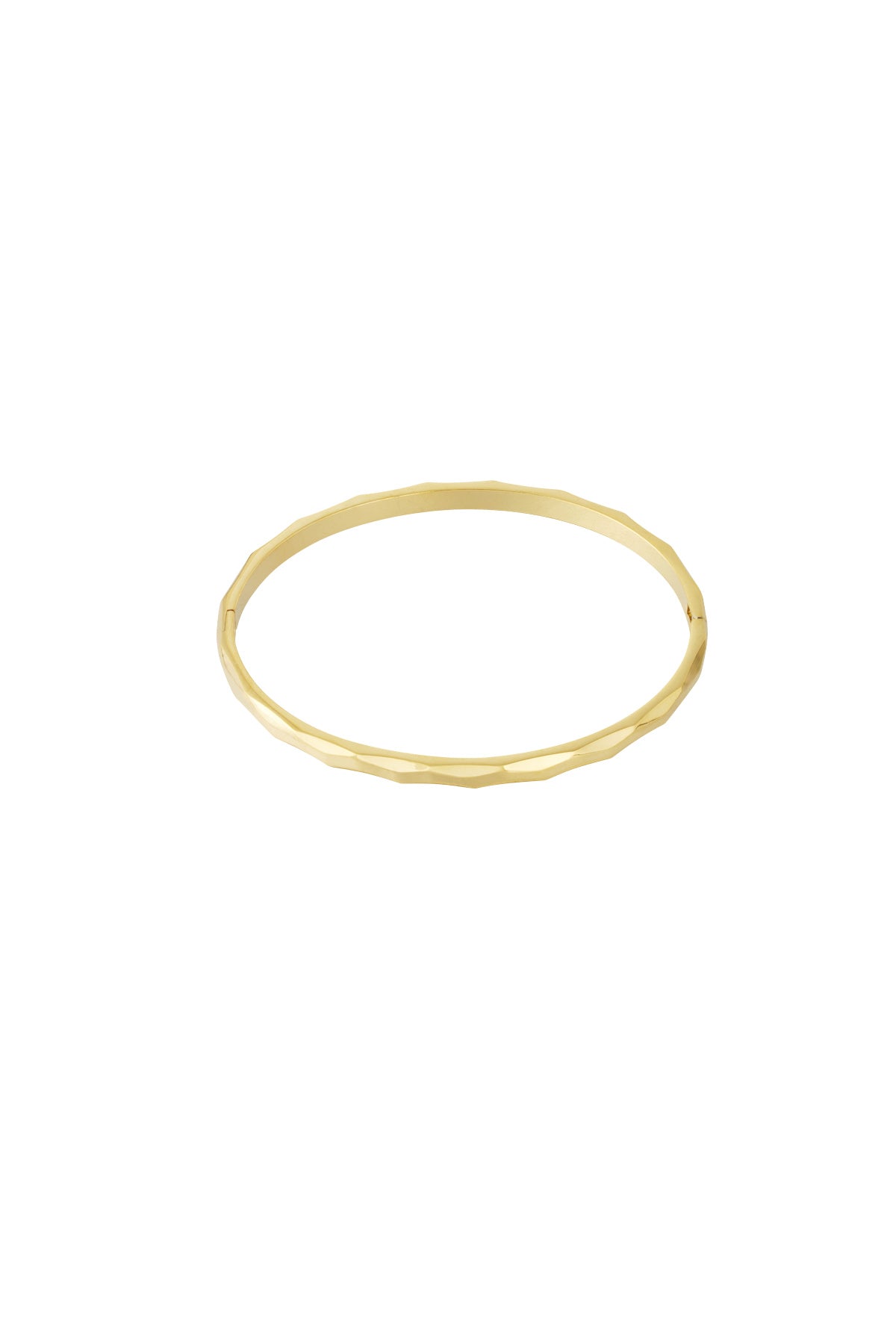 Stainless Steel Bangles Geometric Casual Daily Gold color