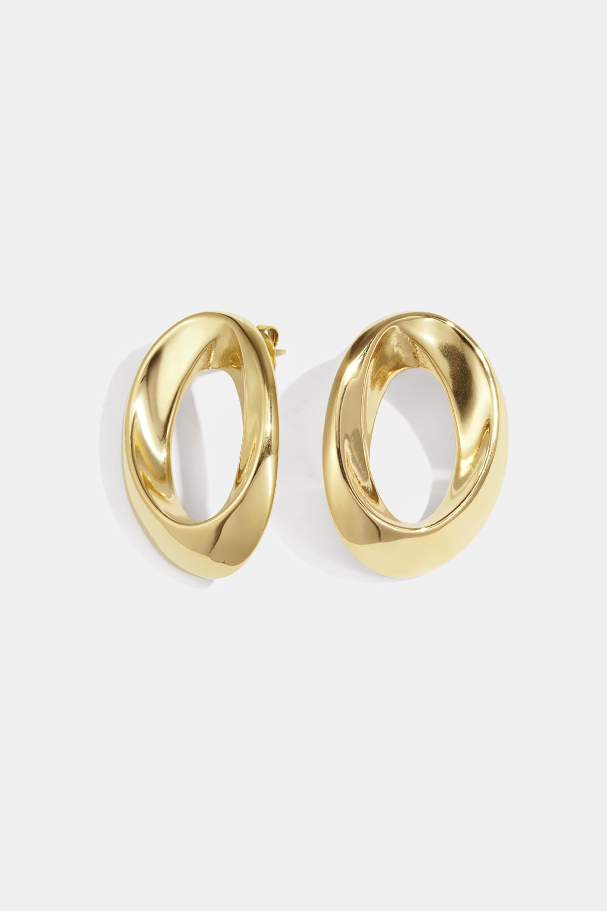 Stud Earrings circle Casual Daily Simple Series Women's jewelry Gold color