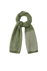 Scarf with stones Green