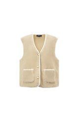 Woven Women's Vests Casual khaki