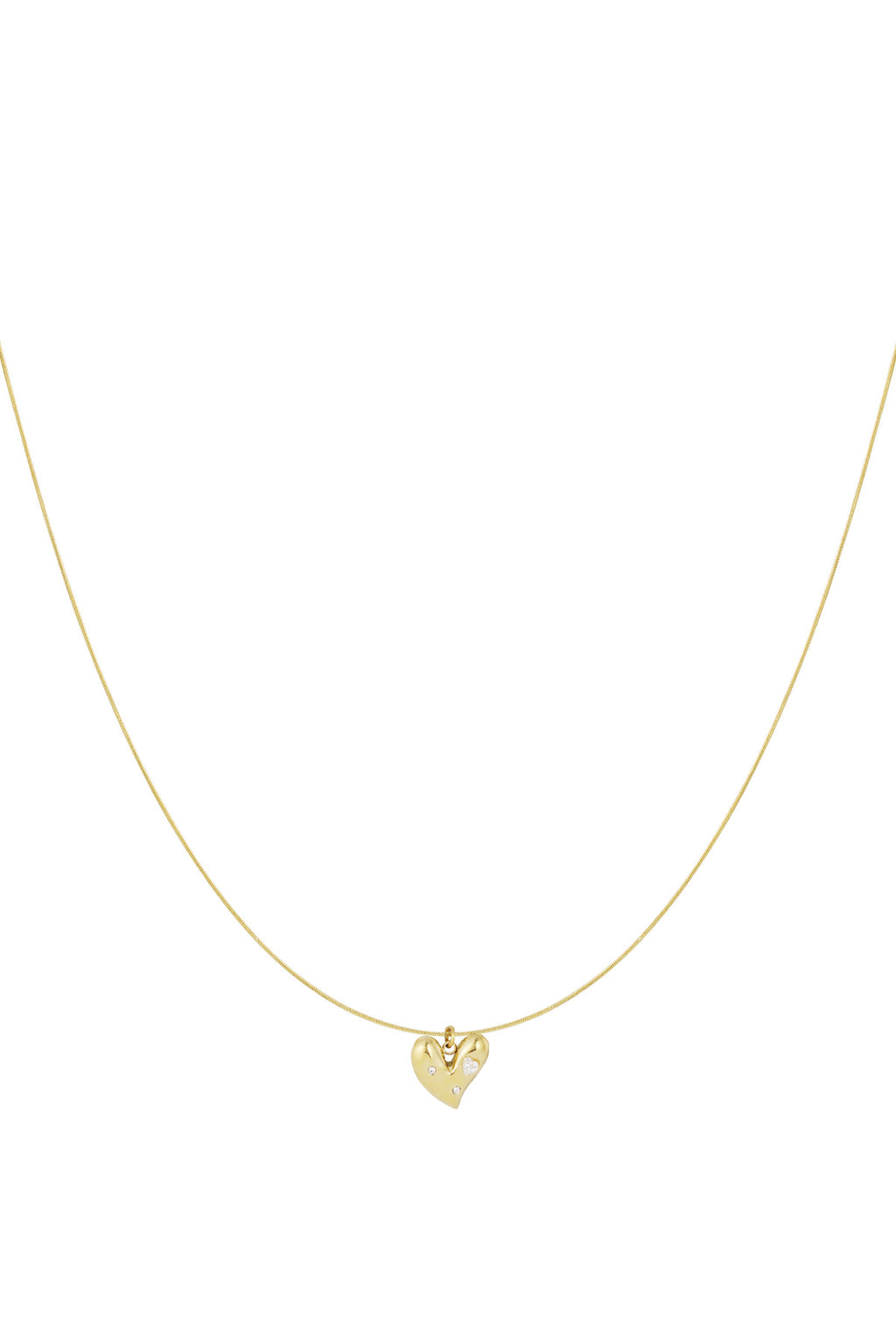 Lucky to Have You necklace Gold color